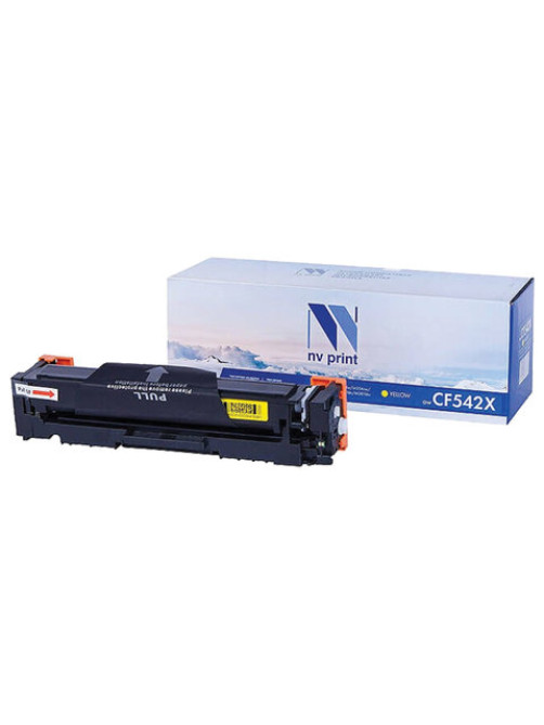 Картридж лазерный NV PRINT (NV-CF542X) для HP M254dw/M254nw/MFP M280nw/M281fdw, желтый, ресурс 2500 страниц
