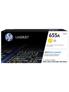Картридж лазерный HP (CF452A) Color LJ M652dn/M653dn/M681dh, №655A, желтый, оригинальный, ресурс 10500 страниц