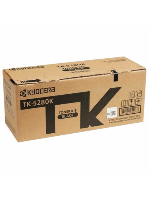 Тонер-картридж KYOCERA (TK-5280K) M6235cidn/M6635cidn/P6235cdn, черный, ресурс 13000 страниц, оригинальный, 1T02TW0NL0