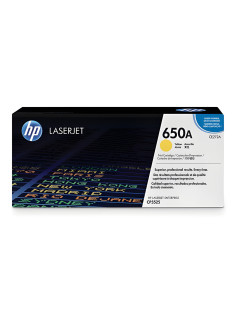 Картридж лазерный HP (CE272A) Color LaserJet Enterprise CP5525, №650A, желтый, оригинальный, ресурс 15000 страниц