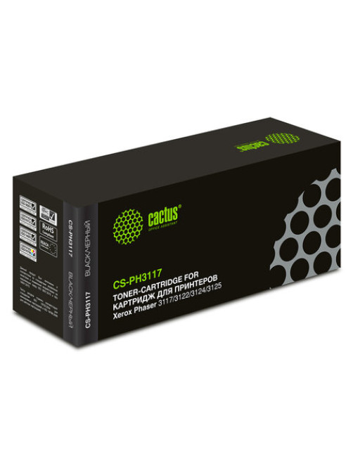 Картридж лазерный CACTUS (CS-PH3117) для XEROX Phaser3117/3122/3124/3125, ресурс 3000 стр.