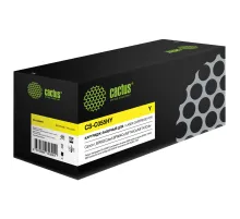 Картридж лазерный CACTUS (CS-C055HY) для Canon LBP663Cdw/664Cx/MF746Cx/742Cdw, желтый, ресурс 5900 страниц