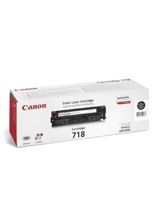 Картридж лазерный CANON (718BK) LBP7200Cdn/MF8330Cdn/MF8350Cdn, черный, ресурс 3400 страниц, оригинальный, 2662B002