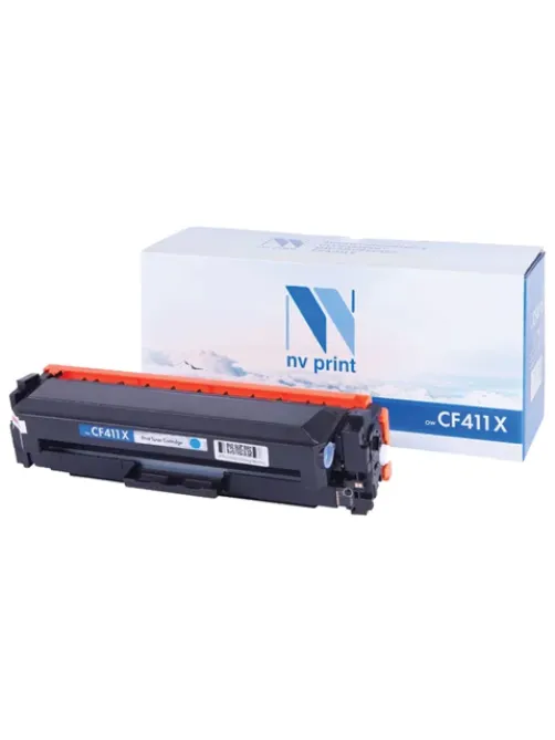 Картридж лазерный NV PRINT (NV-CF411X) для HP M377dw/M452nw/M477fdn/M477fdw, голубой, ресурс 5000 страниц