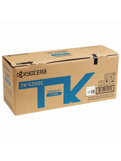 Тонер-картридж KYOCERA (TK-5290C) P7240cdn, голубой, ресурс 13000 страниц, оригинальный, 1T02TXCNL0