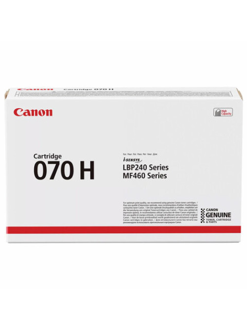 Картридж лазерный CANON (070H) LBP240/MF460, ресурс 10200 стр., оригинальный, 5640C002