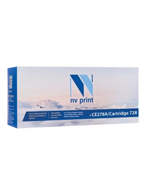 Картридж лазерный NV PRINT (NV-CE278A/728) для HP/CANON LJ P1566/P1606/ MF4410/4430, ресурс 2100 стр., NV-CE278A/Canon