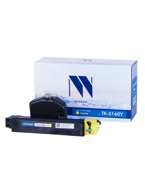 Тонер-картридж NV PRINT (NV-TK-5160Y) для KYOCERA ECOSYS P7040cdn, желтый, ресурс 12000 стр.