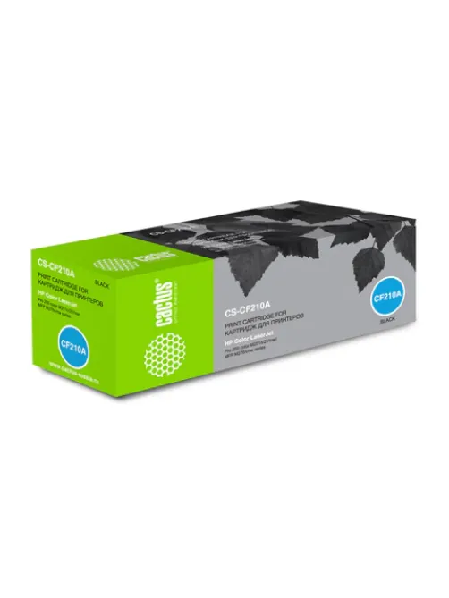 Картридж лазерный CACTUS (CS-CF210A) для HP LaserJet Pro 200 M276n/M276nw, черный, ресурс 1600 стр.