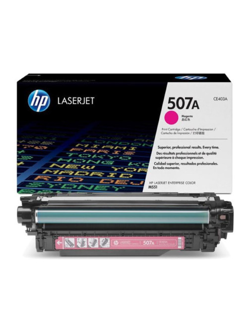 Картридж лазерный HP (CE403A) LaserJet Pro M570dn/M570dw, №507A, пурпурный, оригинальный, ресурс 6000 страниц