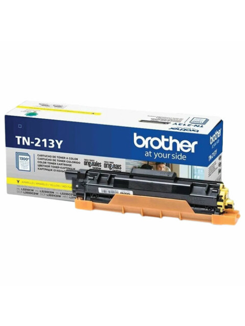 Картридж лазерный BROTHER (TN213Y) HLL3230CDW/DCPL3550CDW/MFCL3770CDW, желтый, оригинальный, ресурс 1300 страниц