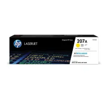 Картридж лазерный HP (W2212A) Color LJ M282/M283/M255, №207A, желтый, оригинальный, ресурс 1250 страниц