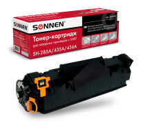 Картридж лазерный SONNEN (SH-CE285A/CB435A/CB436A) для HP LJ P1002/1504/1102/M1212, ВЫСШЕЕ КАЧЕСТВО, ресурс 2000 страниц, 362442