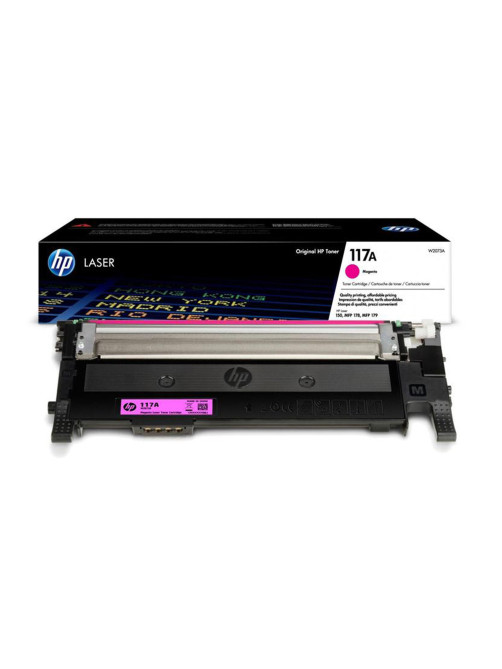 Картридж лазерный HP (W2073A) для HP Color Laser 150a/nw/178nw/fnw, №117A, пурпурный, оригинальный, ресурс 700 страниц