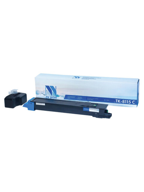 Тонер-картридж NV PRINT (NV-TK8115C) для Kyocera M8124cidn/M8130cidn, голубой, ресурс 6000 страниц, NV-TK8115С