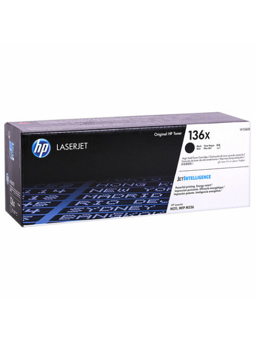 Картридж лазерный HP (W1360X) LaserJet M211dw/M236dw/M236sdn, №136X, ресурс 2600 стр., оригинальный