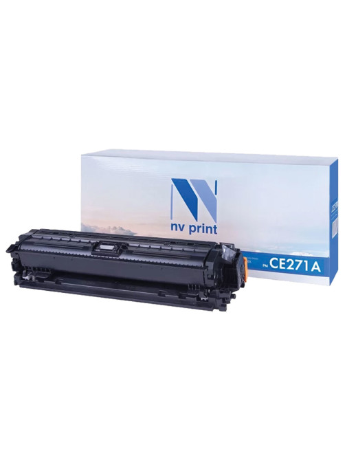 Картридж лазерный NV PRINT (NV-CE271A) для HP CP5525dn/CP5525n/M750dn/M750n, голубой, ресурс 15000 страниц