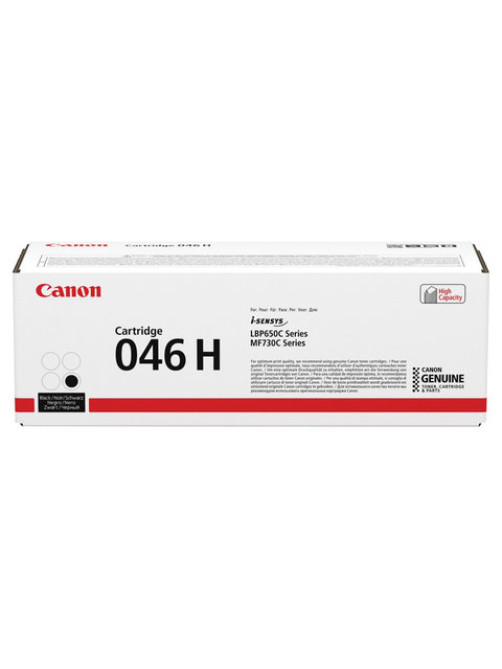 Картридж лазерный CANON (046HBK) i-SENSYS LBP653Cdw / 654Cx / MF732Cdw / 734Cdw, черный, ресурс 6300 страниц, оригинальный, 1254C002
