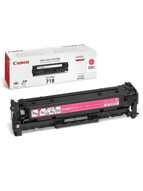 Картридж лазерный CANON (718M), LBP7200Cdn / MF8330Cdn / MF8350Cdn, пурпурный, ресурс 2900 страниц, оригинальный, 2660B002