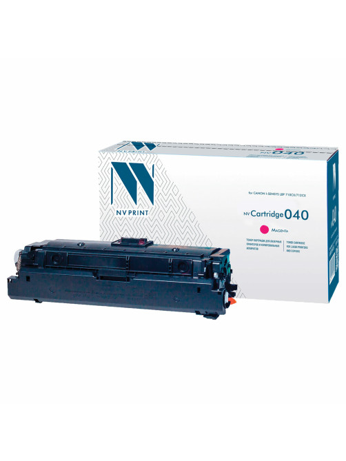 Картридж лазерный NV PRINT (NV-040M) для Canon i-SENSYS LBP 710Cx/712Cx, пурпурный, ресурс 5400 страниц
