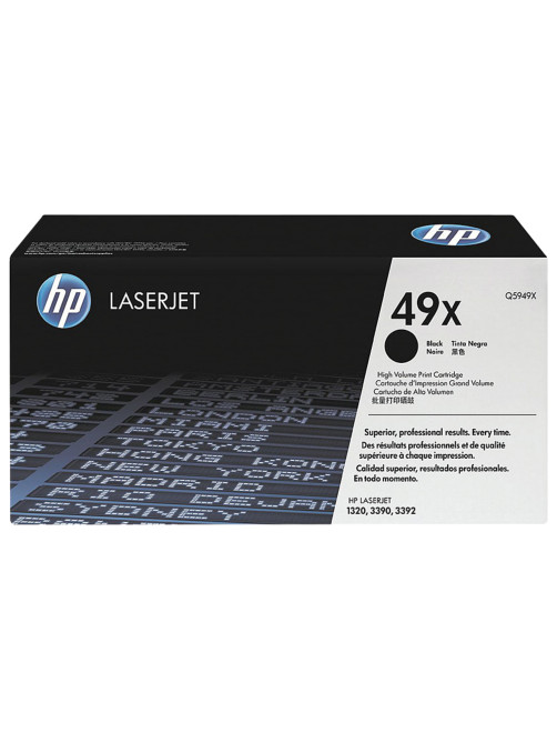 Картридж лазерный HP (Q5949X) LaserJet 1320/3390/3392 и другие, №49X, оригинальный, ресурс 6000 стр.