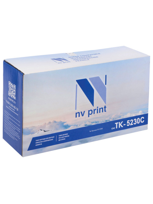 Тонер-картридж NV PRINT (NV-TK-5230C) для KYOCERA ECOSYS P5021cdn/M5521cdn, голубой, ресурс 2200 стр.