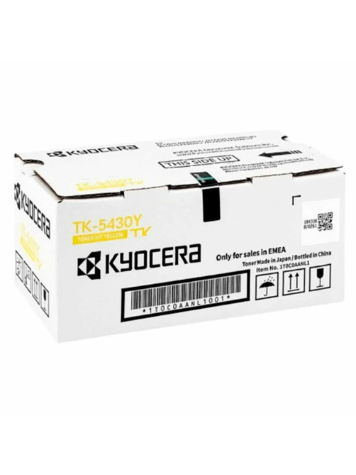 Тонер-картридж KYOCERA (TK-5430Y) ECOSYS PA2100cx/MA2100cfx и другие, желтый, оригинальный, ресурс 1250 страниц, 1T0C0AANL1