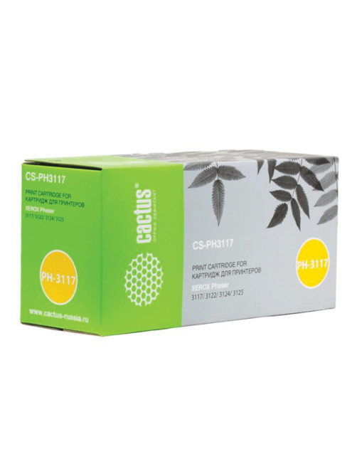 Картридж лазерный CACTUS (CS-PH3117) для XEROX Phaser3117/3122/3124/3125, ресурс 3000 стр.