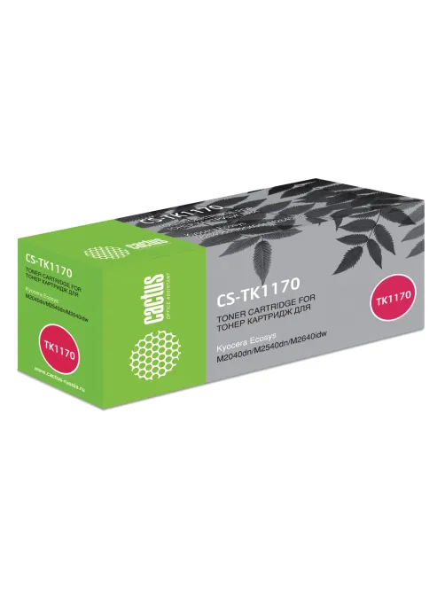 Тонер-картридж CACTUS (CS-TK1170) для KYOCERA M2040dn/M2540dn/M2640idw, ресурс 7200 стр.