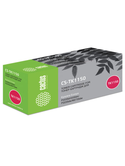 Тонер-картридж CACTUS (CS-TK1150) для KYOCERA P2235dn/w/M2135dn/M2635dn/w/M2735dw, ресурс 3000 стр.