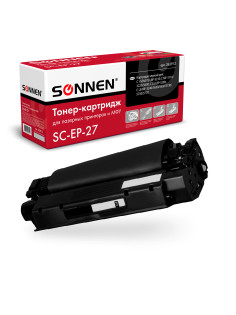 Картридж лазерный SONNEN (SC-EP-27) для CANON LBP-3200/MF3228/3240/5730, ВЫСШЕЕ КАЧЕСТВО, ресурс 2500 стр., 362912