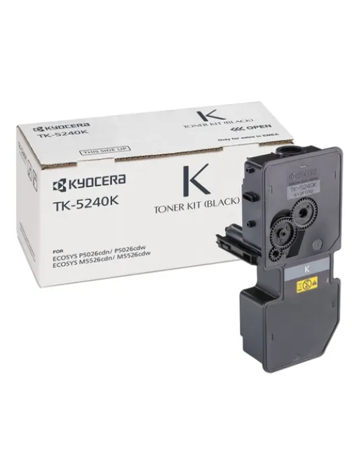 Тонер-картридж KYOCERA (TK-5240K) P5026cdn/w/M5526cdn/w, ресурс 4000 стр., цвет черный, оригинальный, 1T02R70NL0