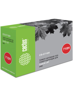 Картридж лазерный CACTUS (CS-C710H) для CANON LBP-3460, ресурс 12000 стр.