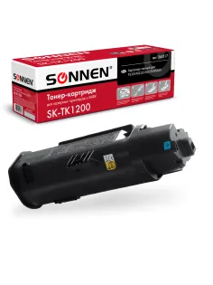 Тонер-картридж SONNEN (SK-TK1200) для KYOCERA ECOSYS P2335/M2235dn/M2735dn/M2835dw, ресурс 3000 страниц, 363317