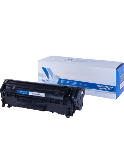 Картридж лазерный NV PRINT (NV-Q2612A/FX-10/703) для HP/CANON LaserJet/i-SENSYS, ресурс 2000 стр., NV-2612A/FX-10/