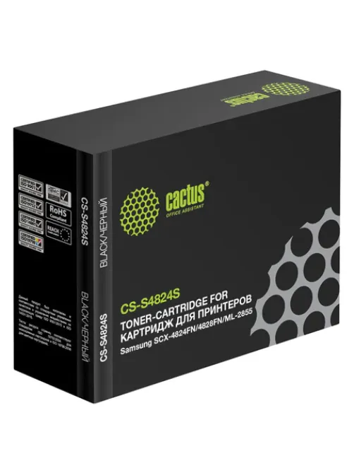 Картридж лазерный CACTUS (CS-S4824S) для SAMSUNG SCX-4824FN/4828FN, ресурс 5000 стр.