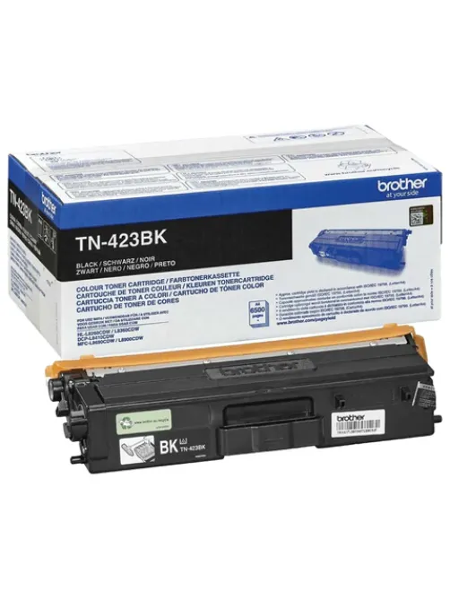 Картридж лазерный BROTHER (TN423BK) HLL8260CDW/DCPL8410CDW/MFCL8690CDW, черный, оригинальный, ресурс 6500 страниц