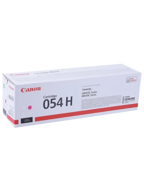 Картридж лазерный CANON (054HM) для i-SENSYS LBP621Cw/MF641Cw/645Cx, пурпурный, ресурс 2300 страниц, оригинальный, 3026C002
