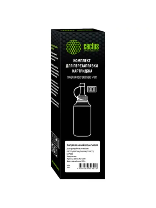 Заправочный комплект CACTUS (CS-RK-TL-420H) для Pantum P3010/M6700/M6800, с чипом, 100 г