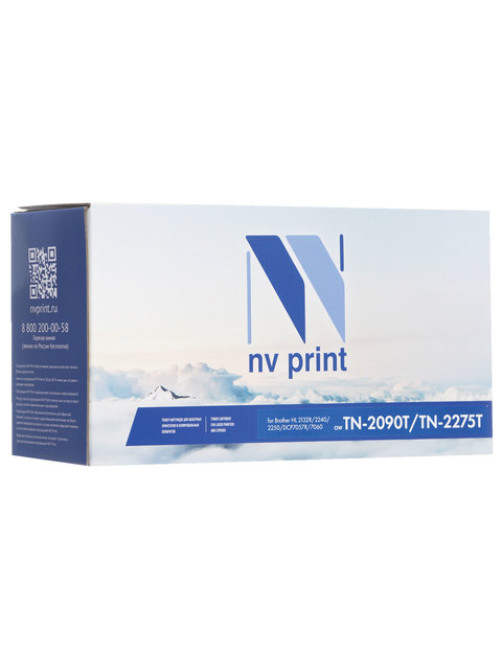 Картридж лазерный NV PRINT (NV-TN2090/TN2275) для BROTHER HL-2132R/2240/2250, ресурс 2500 страниц, NVTN2090/TN2275