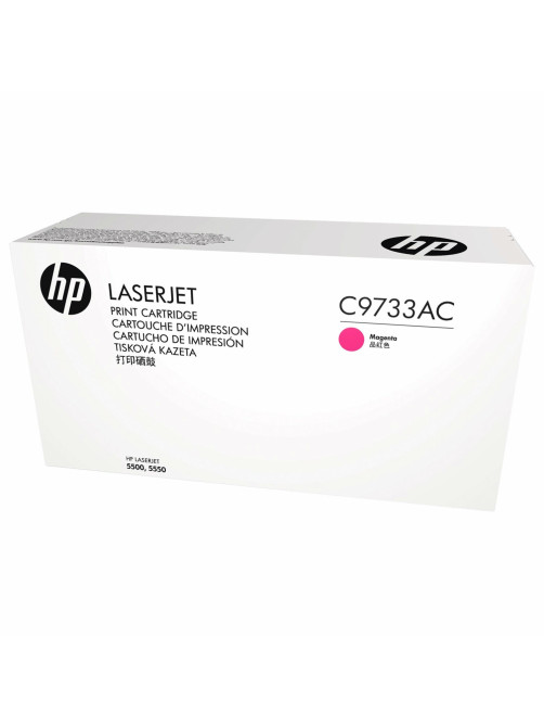 Картридж лазерный HP (C9733A) Color LaserJet 5500/5550, №645A, пурпурный, оригинальный, ресурс 12000 страниц