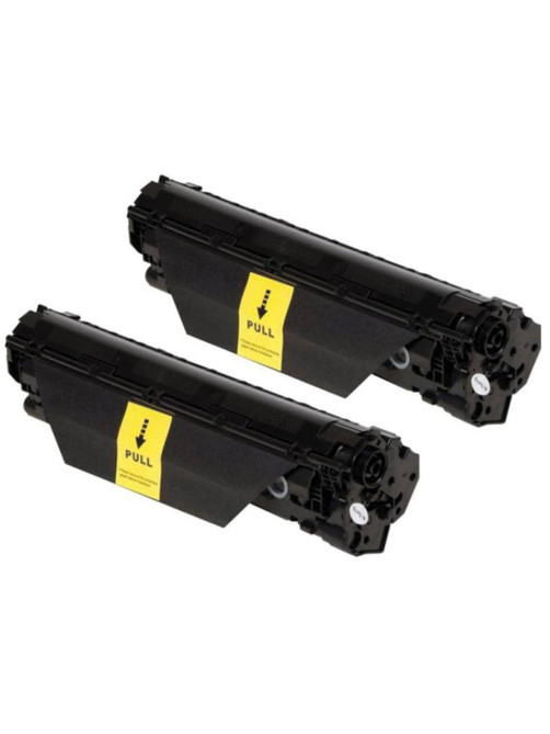 Картридж лазерный CACTUS (CS-CE285AD) для HP LaserJet P1102/M1212, КОМПЛЕКТ 2 шт., ресурс 2х1600 страниц