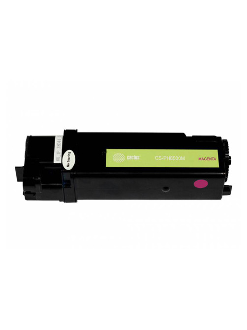 Картридж лазерный CACTUS (CS-PH6500M) для XEROX Phaser 6500/WC6505, пурпурный, ресурс 2500 стр.
