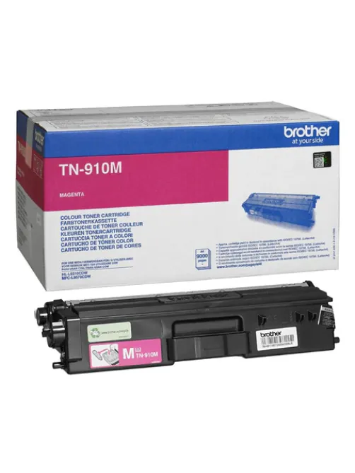 Картридж лазерный BROTHER (TN910M) HL-L9310CDW/MFC-L9570CDW, пурпурный, оригинальный, ресурс 9000 страниц