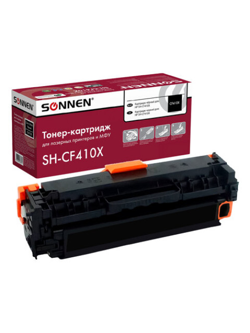 Картридж лазерный SONNEN (SH-CF410X) для HP LJ Pro M477/M452 ВЫСШЕЕ КАЧЕСТВО, черный, 6500 страниц, 363946