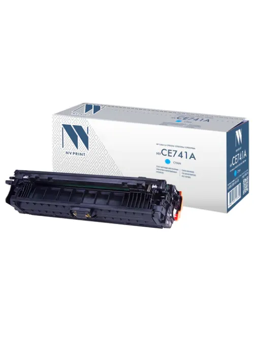 Картридж лазерный NV PRINT (NV-CE741A) для HP CP5220/CP5225/CP5225dn/CP5225n, голубой, ресурс 7300 страниц