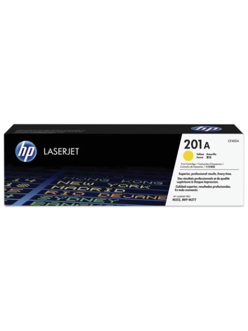 Картридж лазерный HP (CF402A) LaserJet Pro M277n/dw/M252n/dw, №201A, желтый, оригинальный, ресурс 1400 страниц