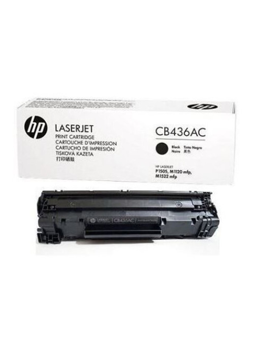 Картридж лазерный HP (CB436A) LaserJet P1505/M1120/M1522, №36А, оригинальный, ресурс 2000 стр.