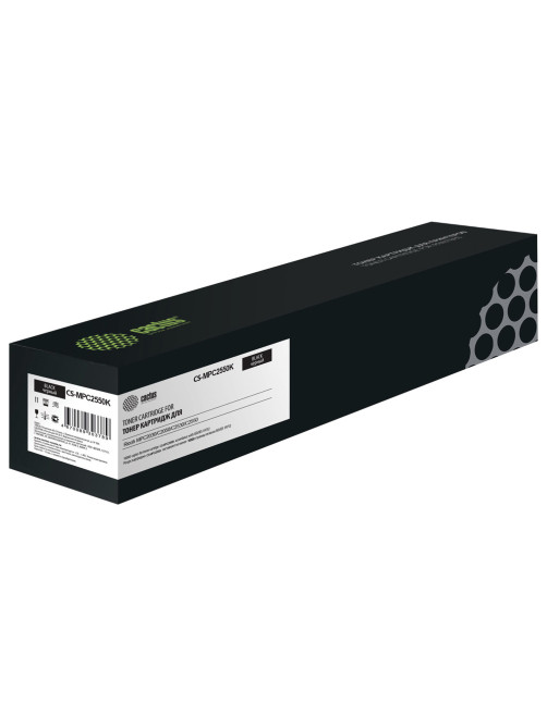 Картридж лазерный CACTUS (CS-MPC2550K) для Ricoh MPC2030/C2050/C2530/C2550, черный, ресурс 10000 страниц