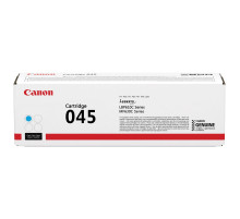 Картридж лазерный CANON (045C) MF635/633/631/LBP 611/613, голубой, ресурс 1300 стр., оригинальный, 1241C002
